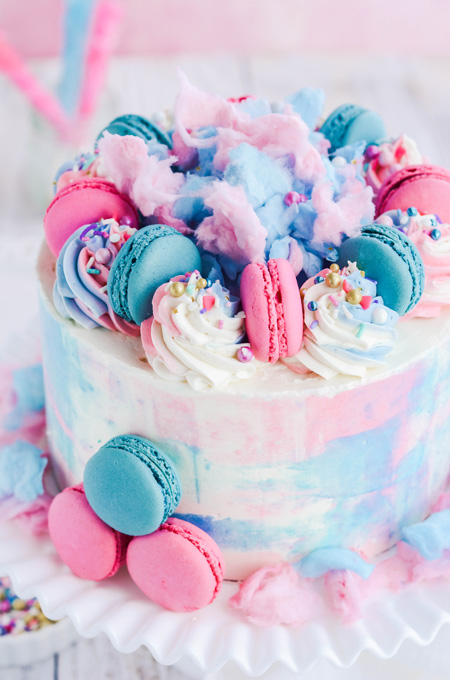 cotton candy cakes