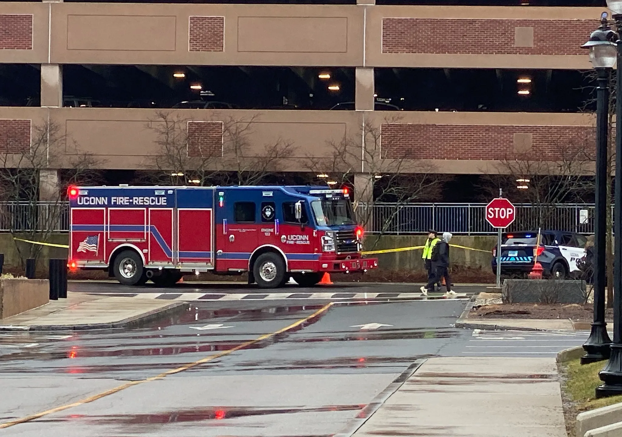 uconn student dies parking garage